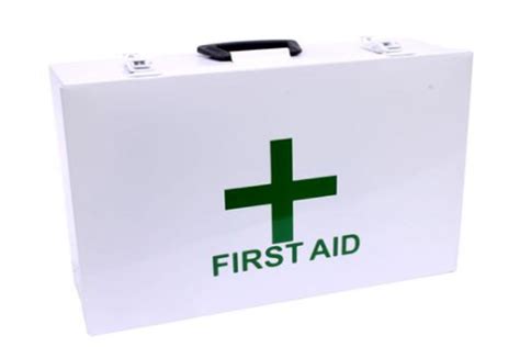 large metal first aid box|large empty first aid box.